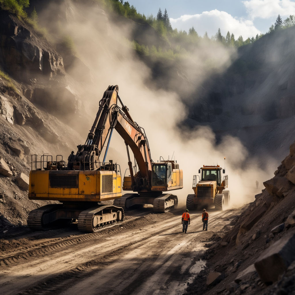 пыль на стройке